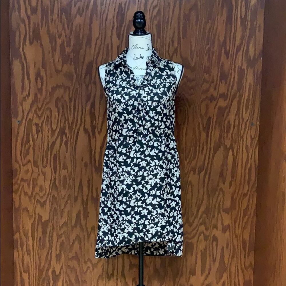 Indulge Butterfly Print Sleeveless Dress Size S